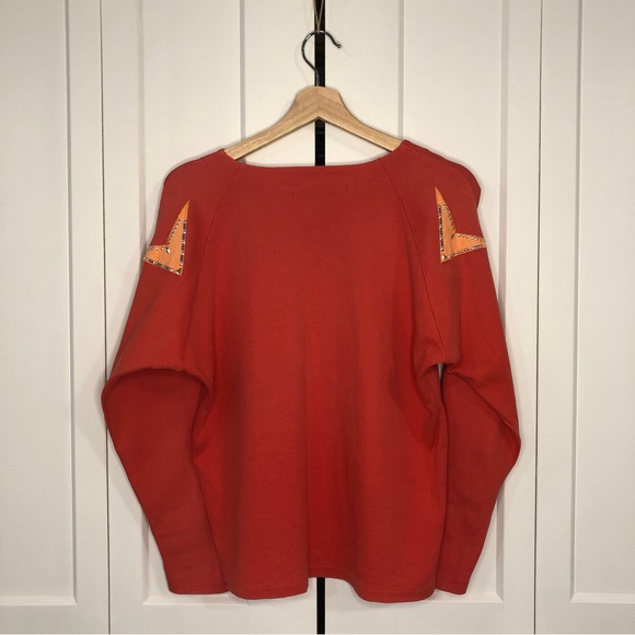 Vintage 80s western inspired bedazzled dolman long sleeve top / XS - Picture 5 of 7